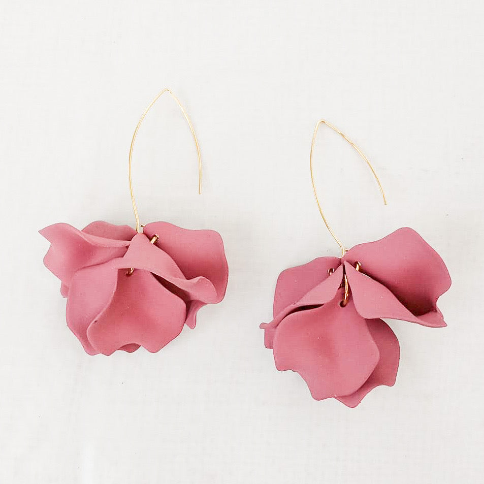 Hyacinth Tiered Marquis Earrings