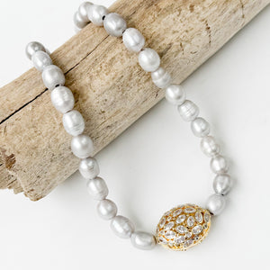 The Pearl Duchess Egg Necklace