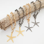 Etched Chain w/ Starfish