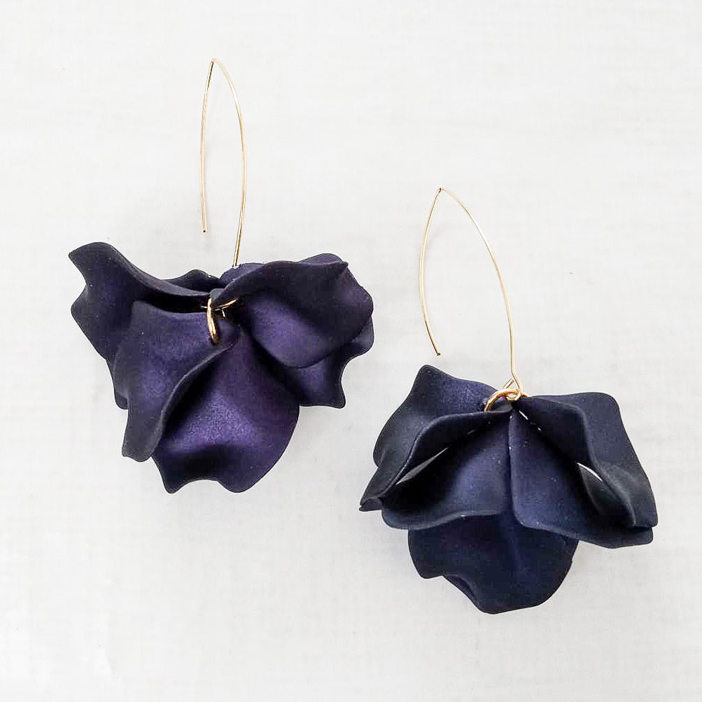 Hyacinth Tiered Marquis Earrings