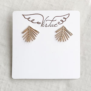 Palm Leaf Studs