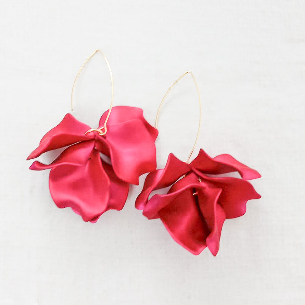 Hyacinth Tiered Marquis Earrings