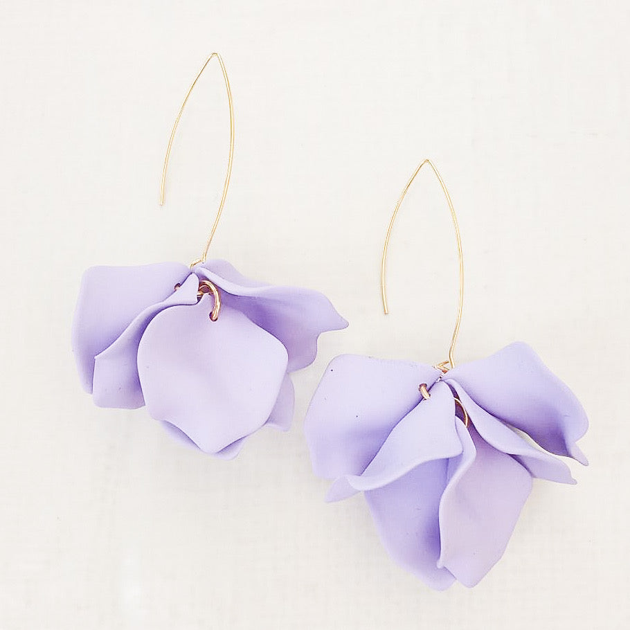 Hyacinth Tiered Marquis Earrings