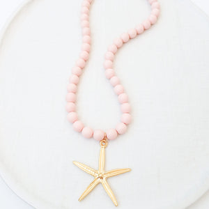 Starfish Gemstone Necklace