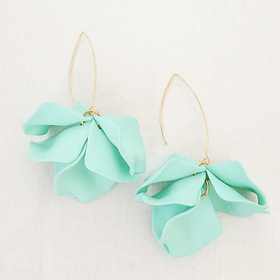 Hyacinth Tiered Marquis Earrings