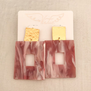 Square Hammered Post Acrylic