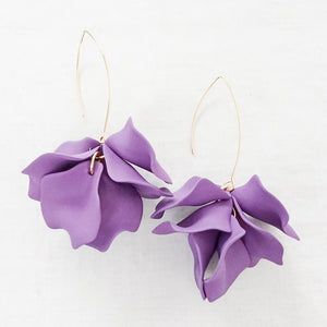 Hyacinth Tiered Marquis Earrings