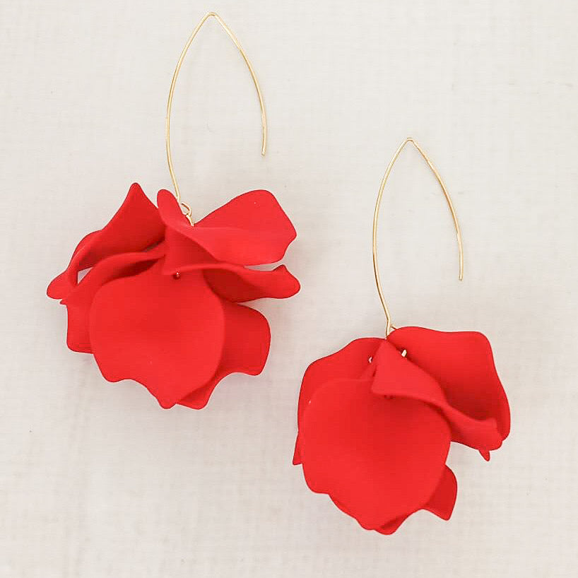 Hyacinth Tiered Marquis Earrings