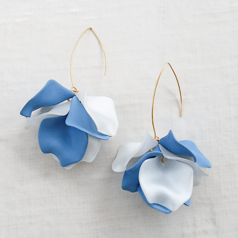 Hyacinth Tiered Marquis Earrings