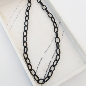 Etched Chain Necklace 20”
